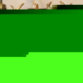 复古金色鹿头书挡摆件