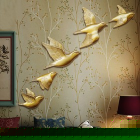 仿古小鸟壁饰