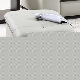 十字拉点真皮脚踏凳