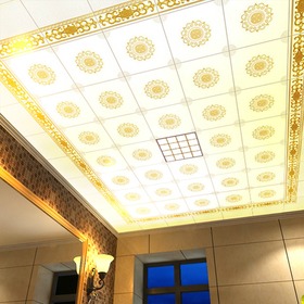 立体压痕印花厨房集成吊顶