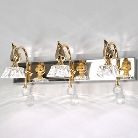 不锈钢水晶镜前灯