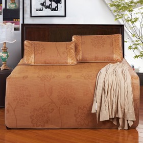 提花包边工艺环保凉席