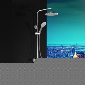 九牧可升降全铜双花洒