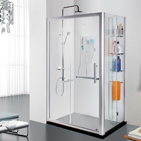 移门式简易长方形淋浴间