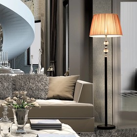 新古典水晶落地灯