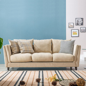 羽绒保暖沙发暖色调