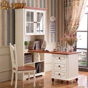 地中海橡胶木儿童书柜