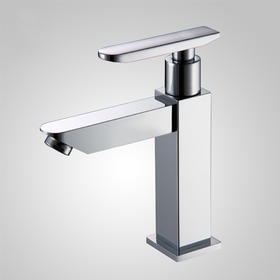 单冷黄铜耐磨面盆龙头