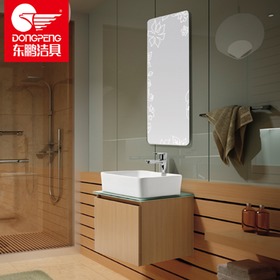 卫生间实木挂墙式浴室柜