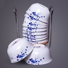 花卉骨瓷套装碗具