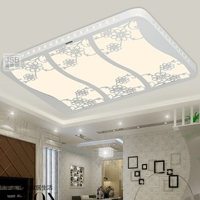 长方形雕花吸顶灯