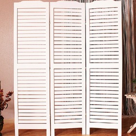 环保实木折叠屏风