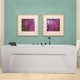 力度可控双裙边按摩浴缸