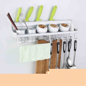 厨房太空铝置物架超大置物空间