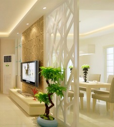 镂空雕花屏风墙