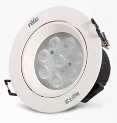 米白色可调射灯