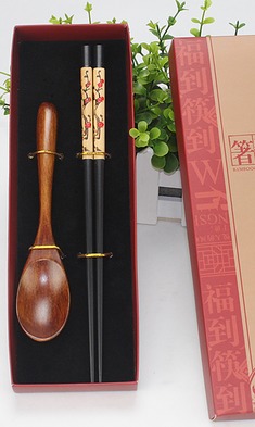 环保毛竹便携式勺筷