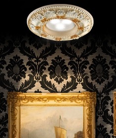 做旧复古树脂天花灯