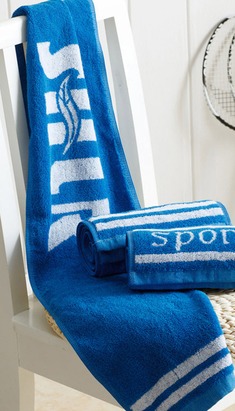 运动型纯棉加长毛巾