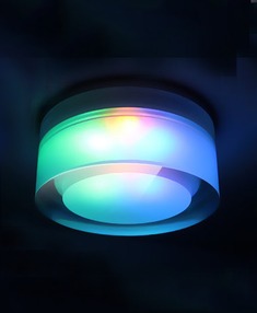 正白光多色筒灯