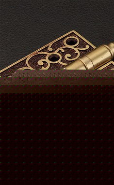 欧式皇冠花纹纯铜室内门合页