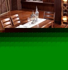 胡桃木餐桌的典雅风仪