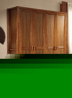 品质乌金木色整体衣柜