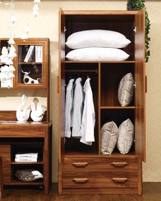 独特人文情怀的橡木衣柜