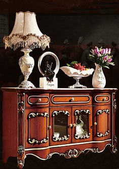 餐厅多功能艺术储物柜