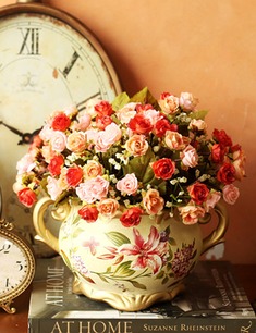 玫瑰仿真花盆景