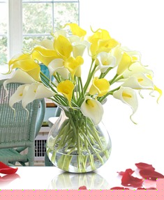 玻璃马蹄莲仿真花