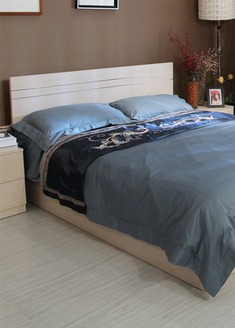 拼板气动储物床