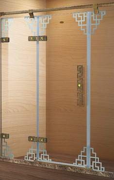 中式豪华淋浴房