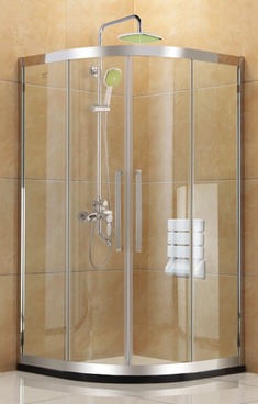 开放式钢化玻璃淋浴房