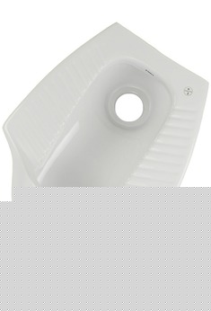 前挡水陶瓷蹲便器