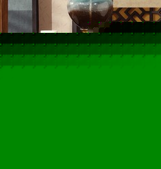 乌金白蜡木床头柜