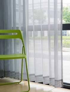 清新格子白色百搭窗纱