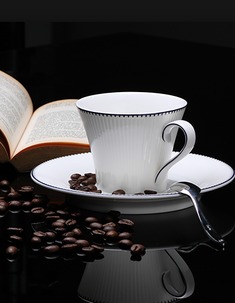 骨瓷耐高温咖啡杯