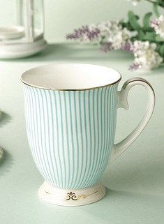 骨瓷镀金马克杯