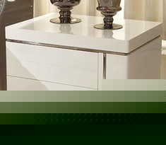 金属线条设计床头柜