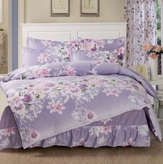 针织纯棉床笠床罩