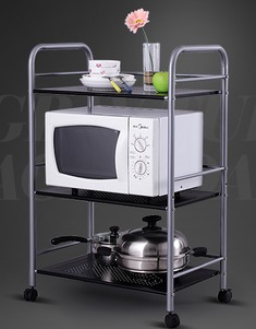 多层储物烤漆碳钢厨具架