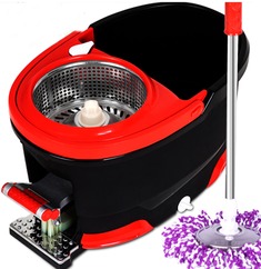 四驱动旋转拖把