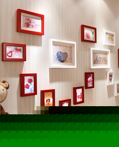 心形创意相框组合