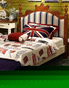 英伦风情儿童床