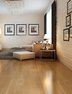 U型压膜和V型锁扣强化复合地板