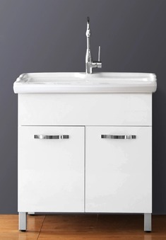 圆角陶瓷洗衣池