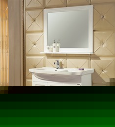 落地式镜面实木洗衣柜