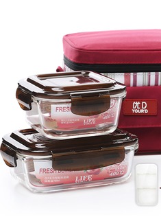 微波炉带扣玻璃碗