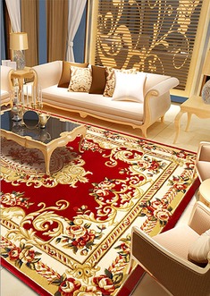 奢华雕花羊毛地毯